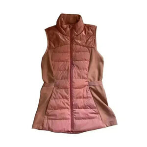 Lululemon Down for it All Vest Shine size 4 NWOT Pink Savanna